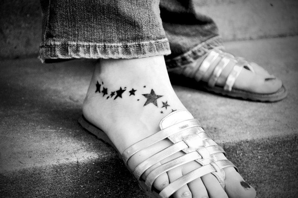 Ankle tattoo