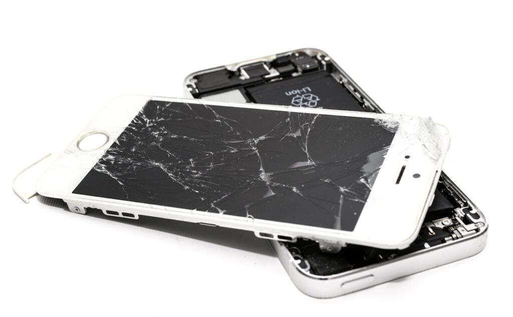 Using a Phone with Cracked Screen