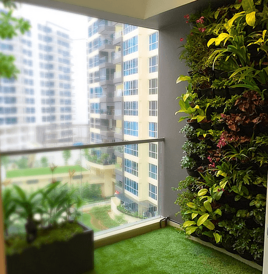 vertical landscaping balcony