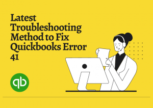 Fix Quickbooks Error 41