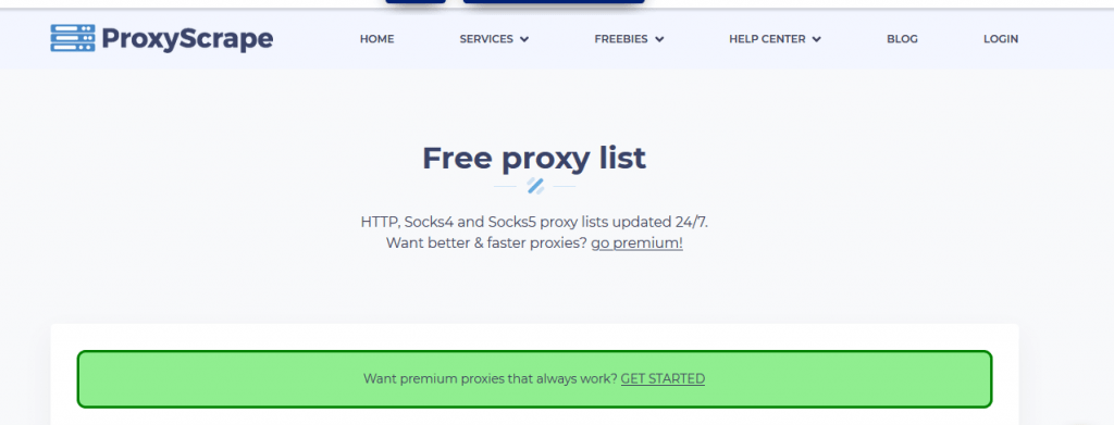 ProxyScrape