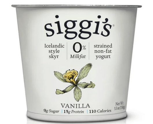 Vanilla Yogurt with Orange and Ginger from Siggi's in Iceland