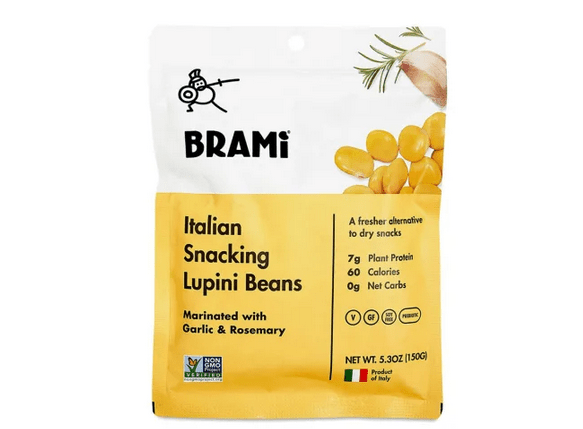 Lupini Beans, Garlic, and Rosemary Brami Italian Snack