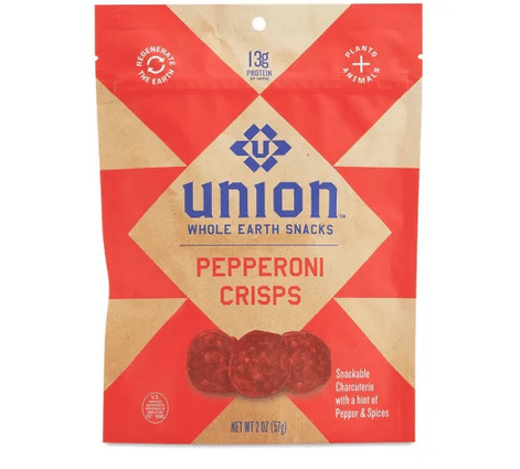 These Union Charcuterie Crisps feature pepperoni