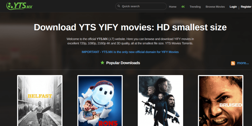 Yify Movies