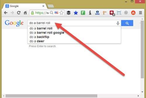 Google’s Trick “Do A Barrel Roll” : Know Everything