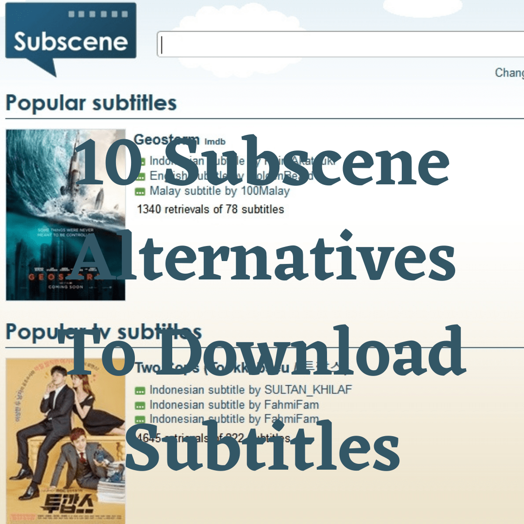 10 Best Subscene Alternatives To Download Subtitles In 2022