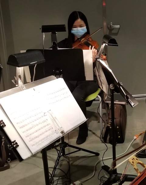 Violinist Trista Wong