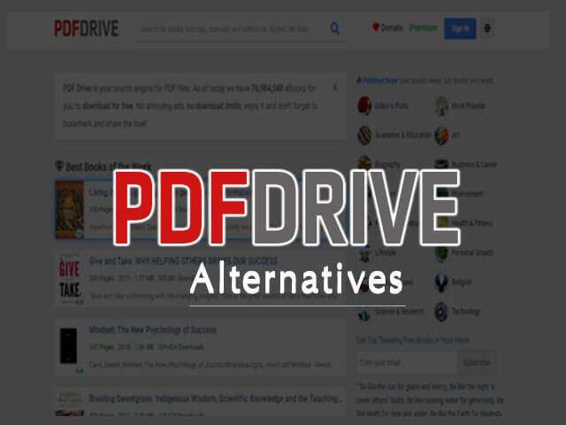 PDFdrive alternatives