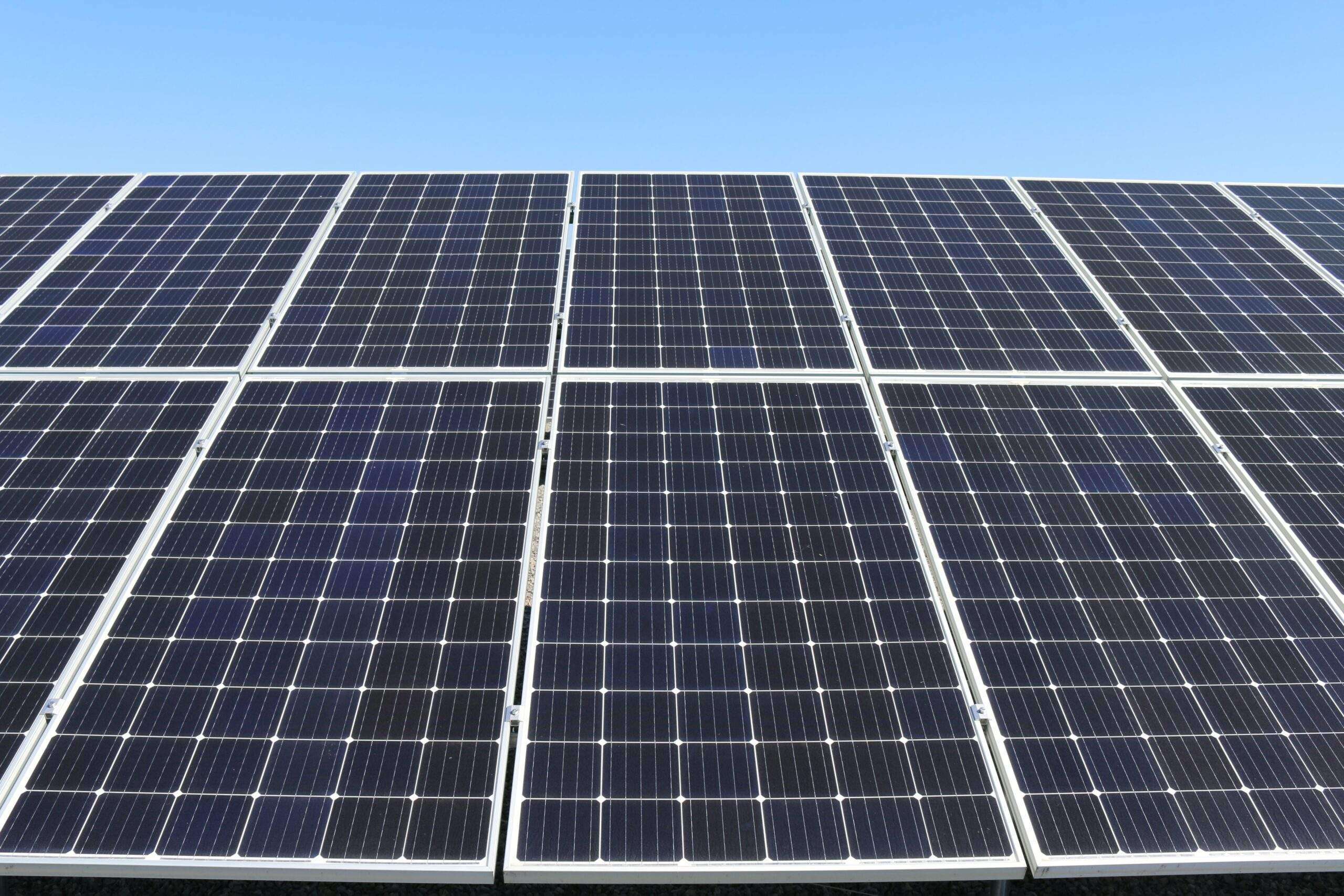 Solar Farm Panel Installation